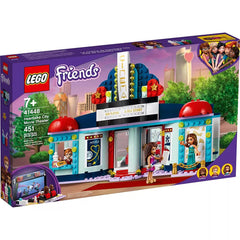 LEGO Friends Heartlake City Movie Theater 41448 screen area supports a phone for films.