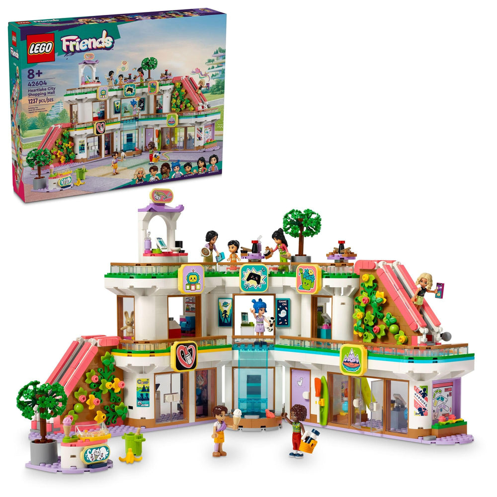 LEGO Friends Heartlake City Shopping Mall exterior invites play and display in a kid's room