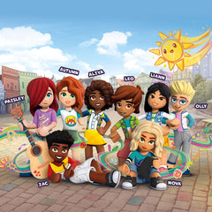 Canteen and classrooms are configurable for diverse lesson-themed adventures.