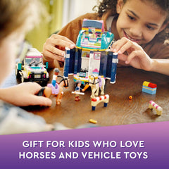 LEGO Friends mini-dolls with trailer, sparks group storytelling
