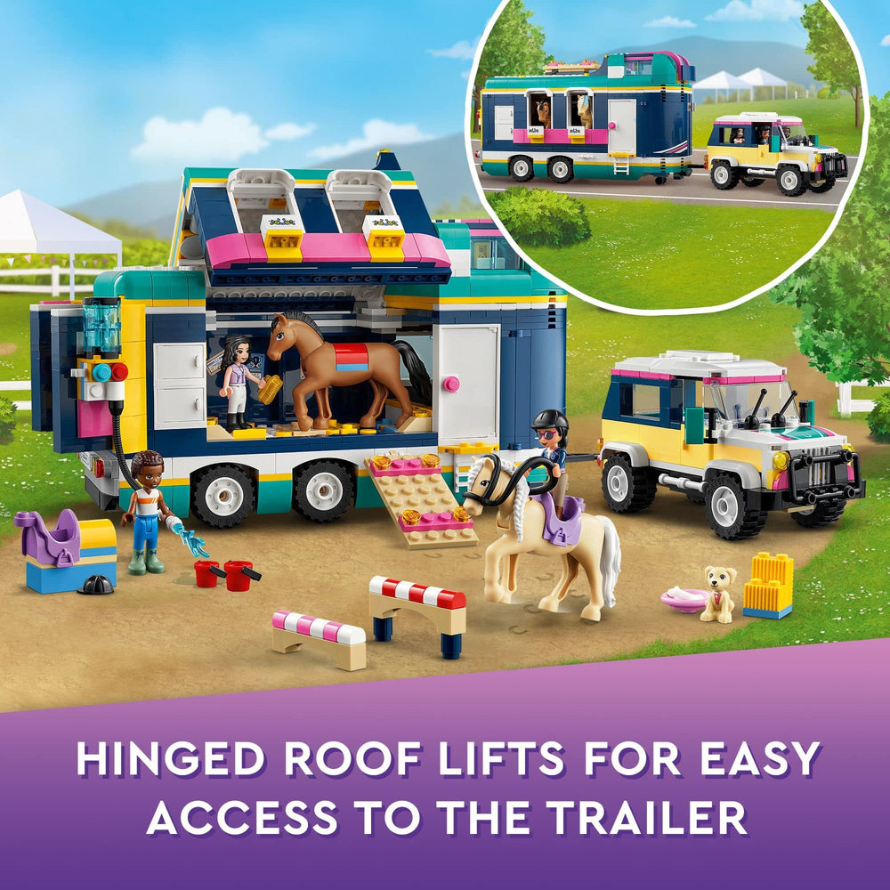 LEGO Friends trophy cabinet detail, encourages pretend awards and celebrations