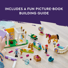 LEGO Friends jumps and accessories spark dynamic horse-care play