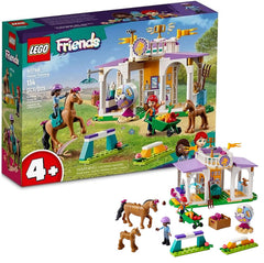 LEGO Friends Horse Training stable front view fostering imaginative play
