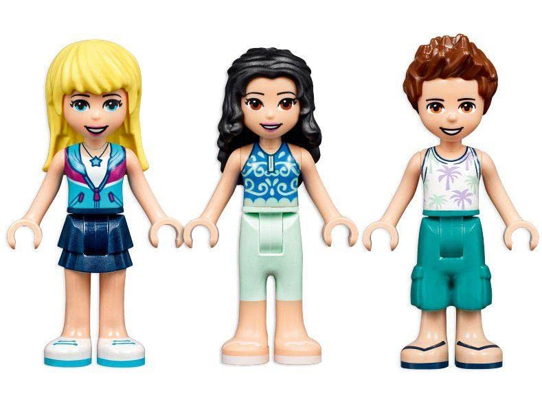 LEGO Friends lakeside mountain scene for countryside exploration