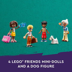 LEGO Friends master suite and bathroom offer luxe retreat setting for pretend stays.