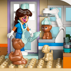 LEGO Friends mini-dolls and animals ready for client visits