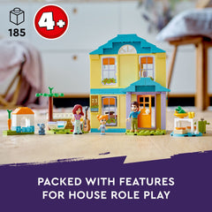 LEGO Friends Paisley’s House outdoor garden with guitar for music time storytelling