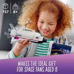 LEGO Friends Payload bay doors open for authentic access and spacewalk inspired play