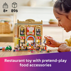 LEGO Friends four minidolls with alternate faces enrich storytelling during kitchen role-play