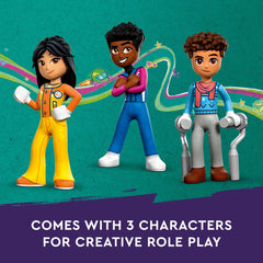 LEGO Friends ski cafe hot chocolate scene supports cozy, social role-play