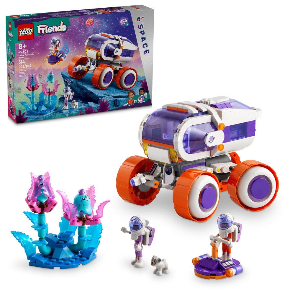 LEGO Friends Space Research Rover cabin scene supports imaginative storytelling and roleplay.