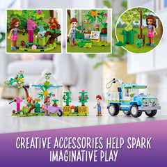 LEGO Friends Tree-Planting Vehicle tree nursery and greenhouse enable sapling care play