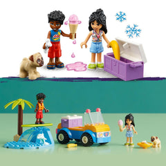 Wave accessory for dynamic seaside scenes in LEGO Friends Beach Buggy Fun 41725
