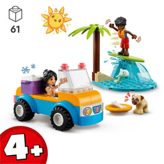 Zac mini-doll from LEGO Friends Beach Buggy Fun 41725 ready for seaside play