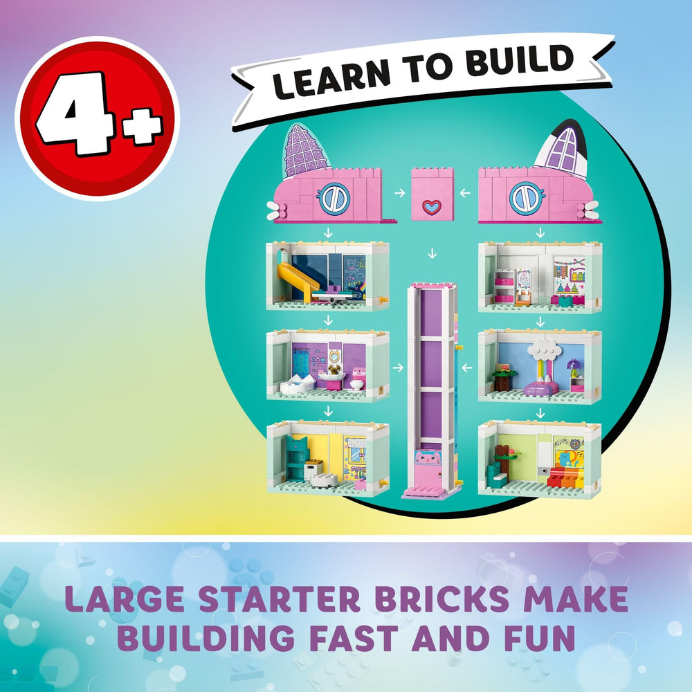 Lego Gabby's Dollhouse MerCat figure for ocean-themed pretend adventures