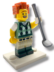 LEGO Gone Golfin' President Business front view for display and collection.