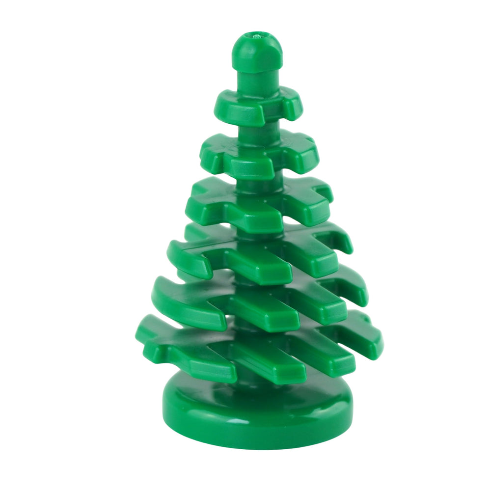 LEGO green pine tree 2x2x4 for dioramas and imaginative play in playrooms