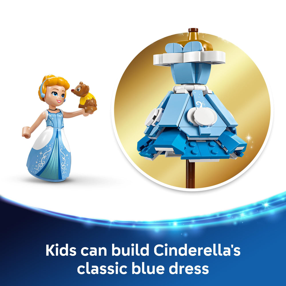 LEGO Gus animal figure enhances Disney Princess storytelling.