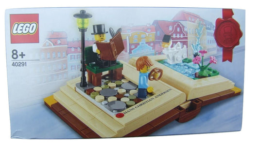 LEGO Hans Christian Andersen 40291 storybook cover sparks imaginative storytelling and cozy pretend play.