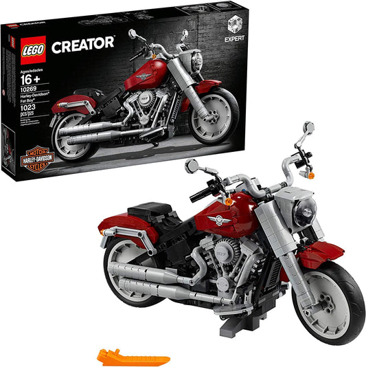 LEGO Harley-Davidson Fat Boy teardrop fuel tank detail for authentic display