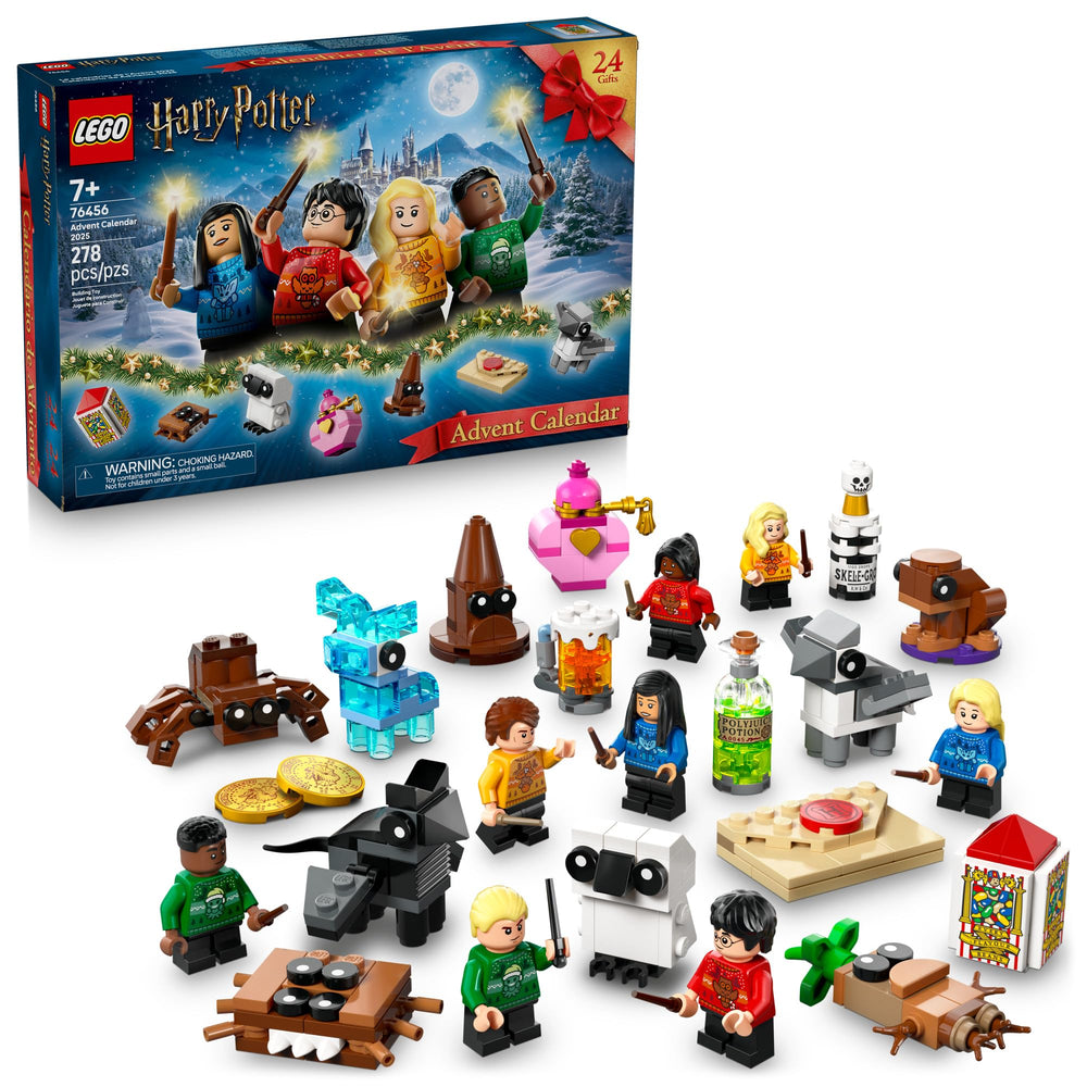 LEGO Harry Potter Advent Calendar 2025 front display for holiday build-and-share moments