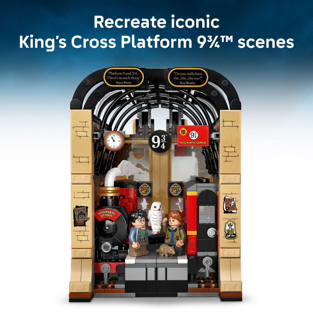LEGO Harry Potter Book Nook mirrors create illusion of a longer train