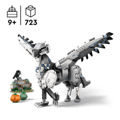 Buck hippogriff wings extended for a dynamic pose and play