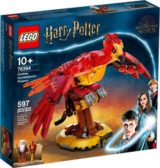 LEGO Harry Potter Fawkes phoenix figure for dynamic display and collection