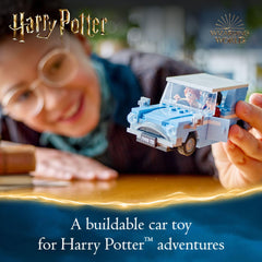 LEGO Harry Potter Flying Ford Anglia open doors inviting dynamic role-play scenes.