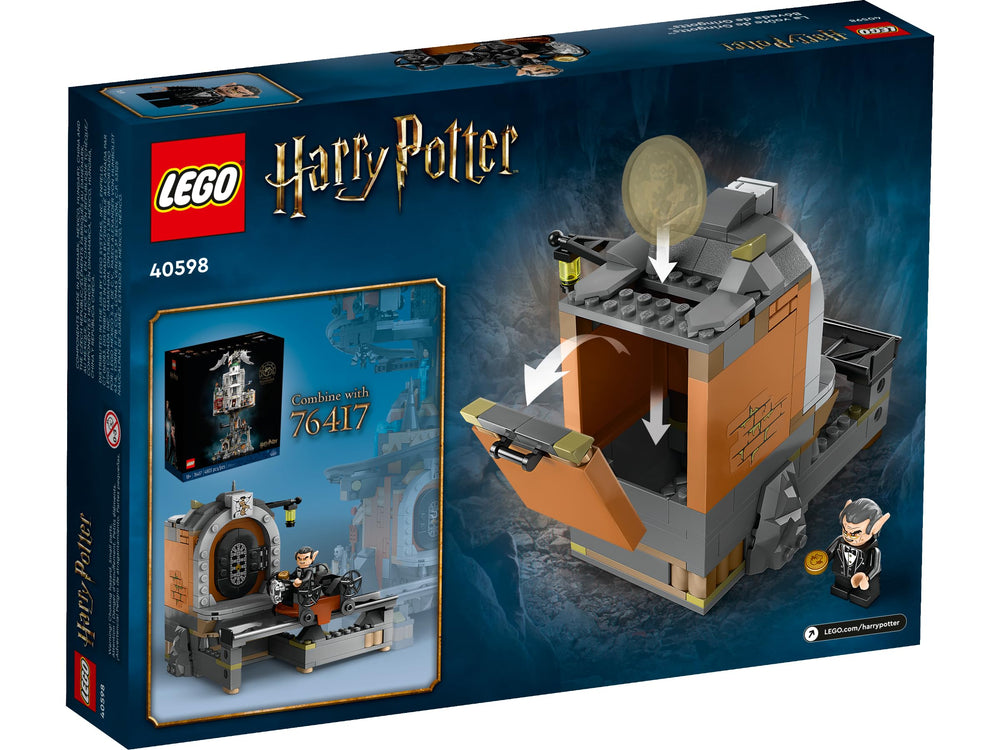 LEGO Harry Potter Gringotts Vault goblin minifigure to accompany the scene.