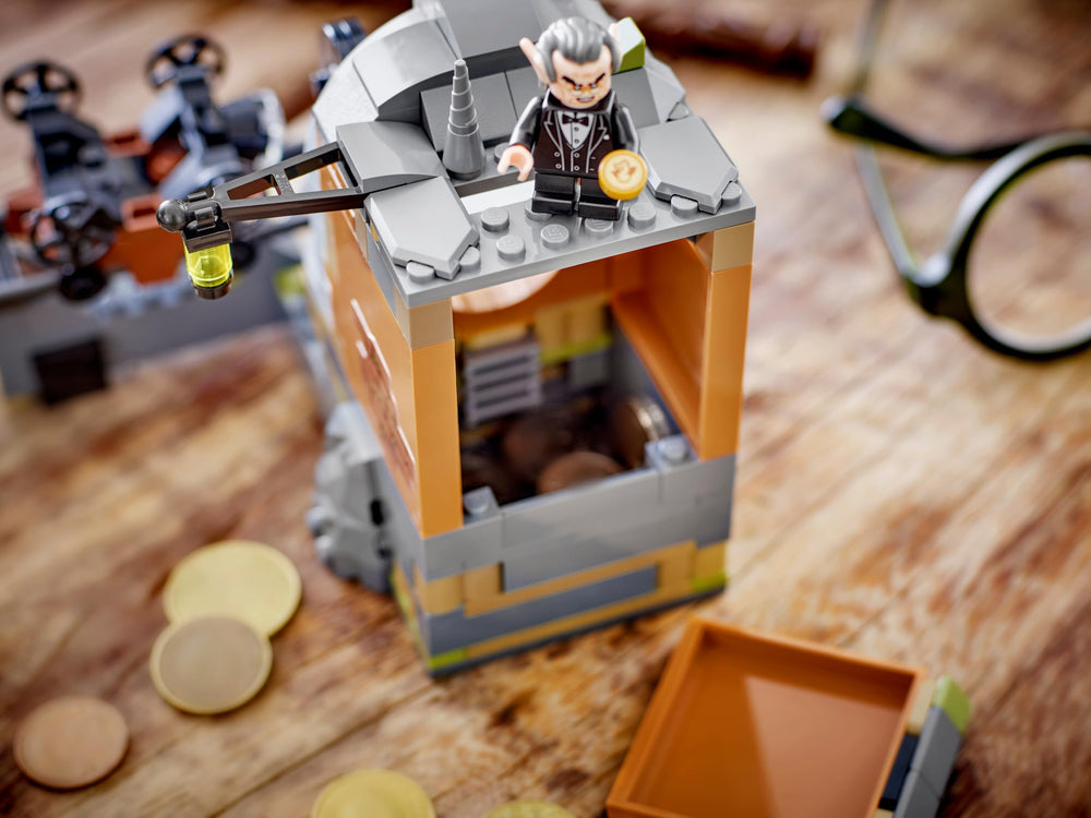 LEGO Harry Potter Gringotts Vault packaging detail close-up of vault design.