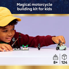 LEGO Harry Potter Harry Potter minifigure in the sidecar on Hagrids motorcycle