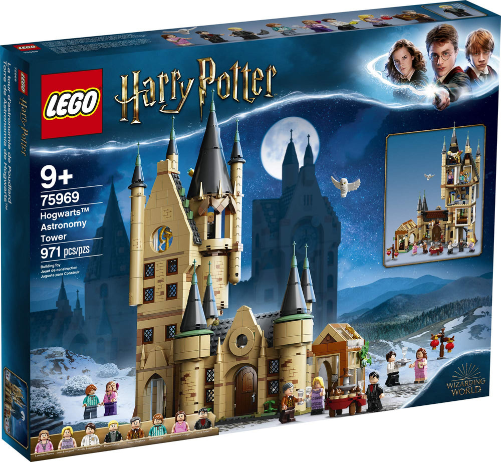 LEGO Harry Potter Hogwarts Astronomy Tower greenhouse mandrakes add magical plant elements