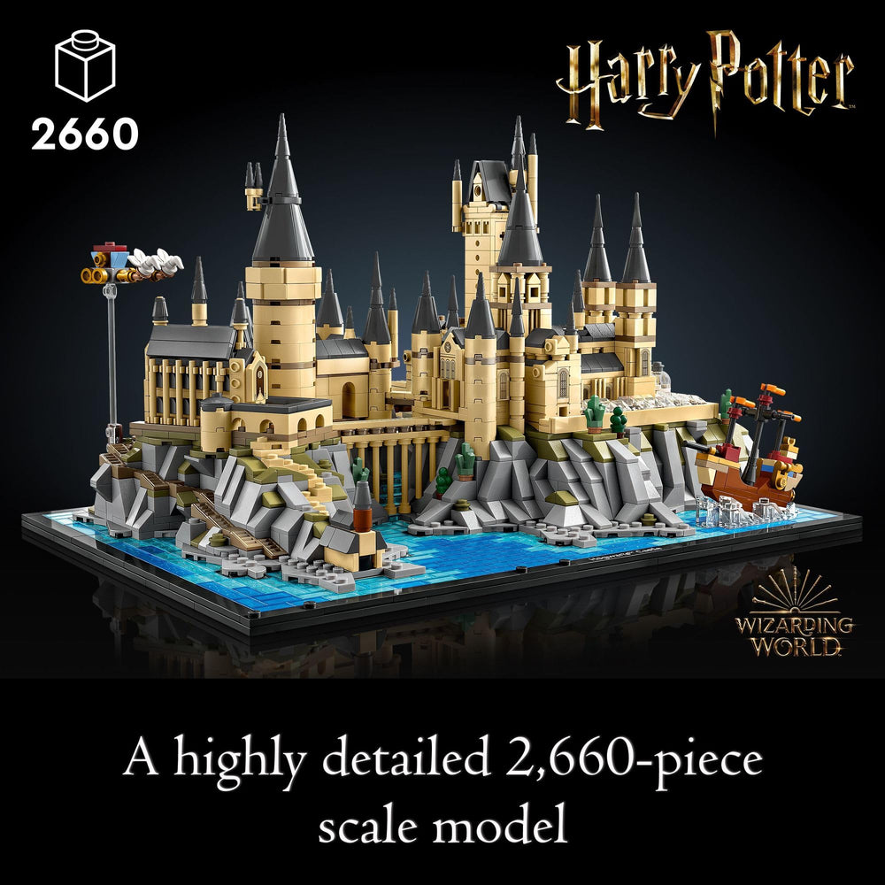 LEGO Harry Potter Hogwarts Astronomy Tower detail ideal for display and storytelling