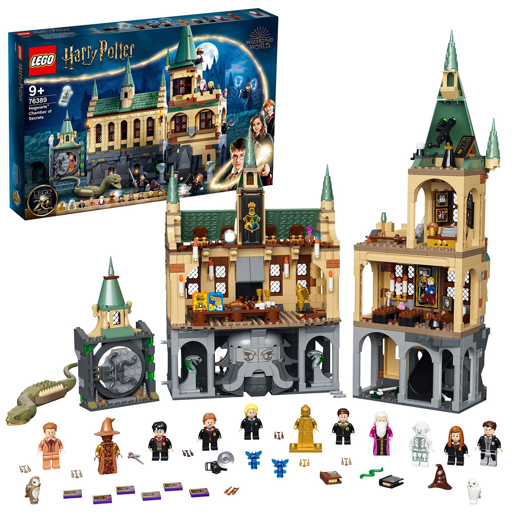 LEGO Harry Potter Hogwarts Chamber of Secrets front view for display and imaginative play.