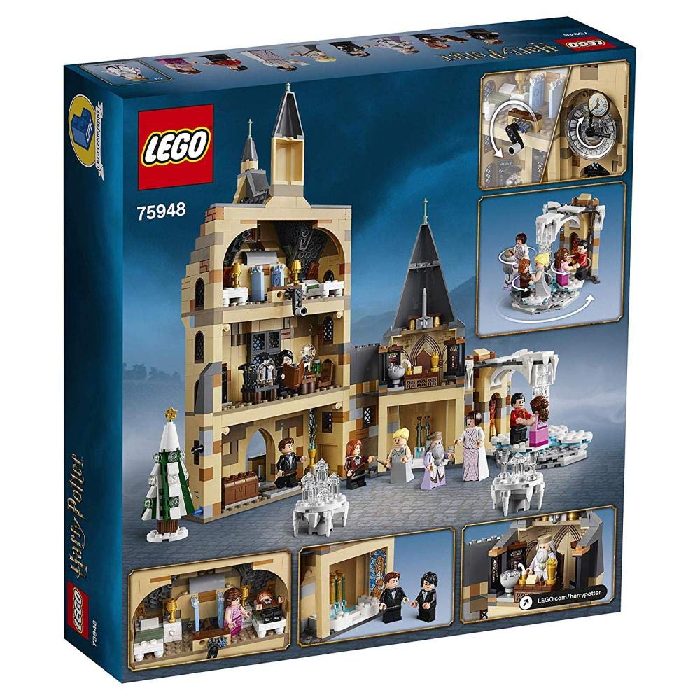 LEGO Harry Potter Hogwarts Clock Tower minifigures lineup for immersive storytelling