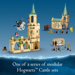 LEGO Harry Potter Minifigures image features Harry, Hermione, and Sirius for character-driven stories.