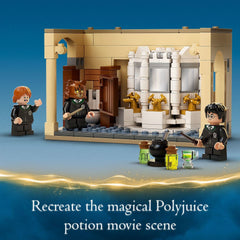 LEGO Harry Potter Crabbe and Goyle face-change detail for playful swaps.