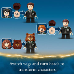 LEGO Harry Potter 20th anniversary golden Harry minifigure highlight.