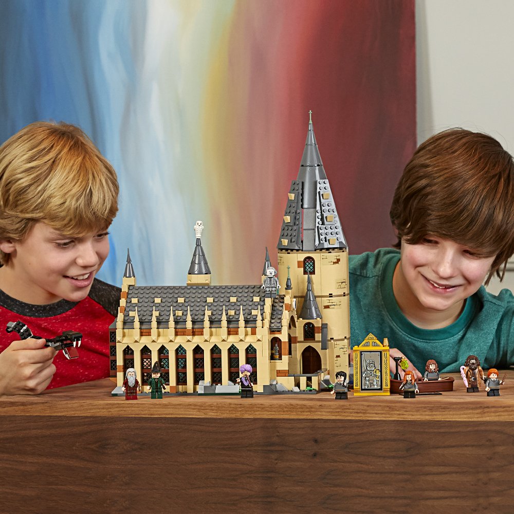 LEGO Harry Potter Hogwarts Great Hall Grand Staircase invites dynamic storytelling and discovery