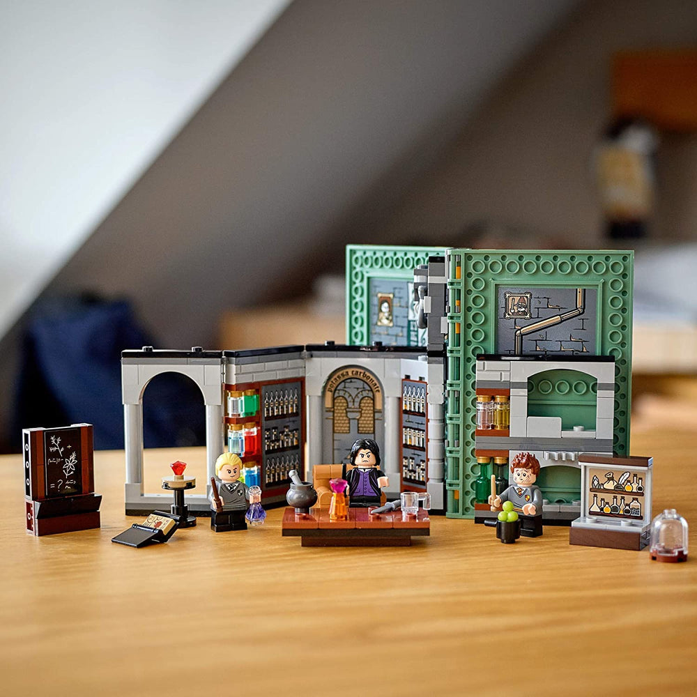 LEGO Harry Potter Hogwarts Moment Potions Class secret chamber invites hidden adventures