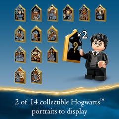 LEGO portraits decorate the classroom with collectible detail