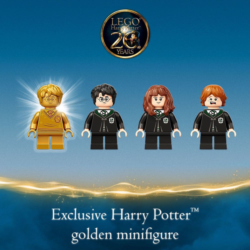 LEGO Harry Potter wizard card tiles for collectible moments.