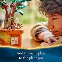 LEGO Harry Potter Mandrake collection display ready