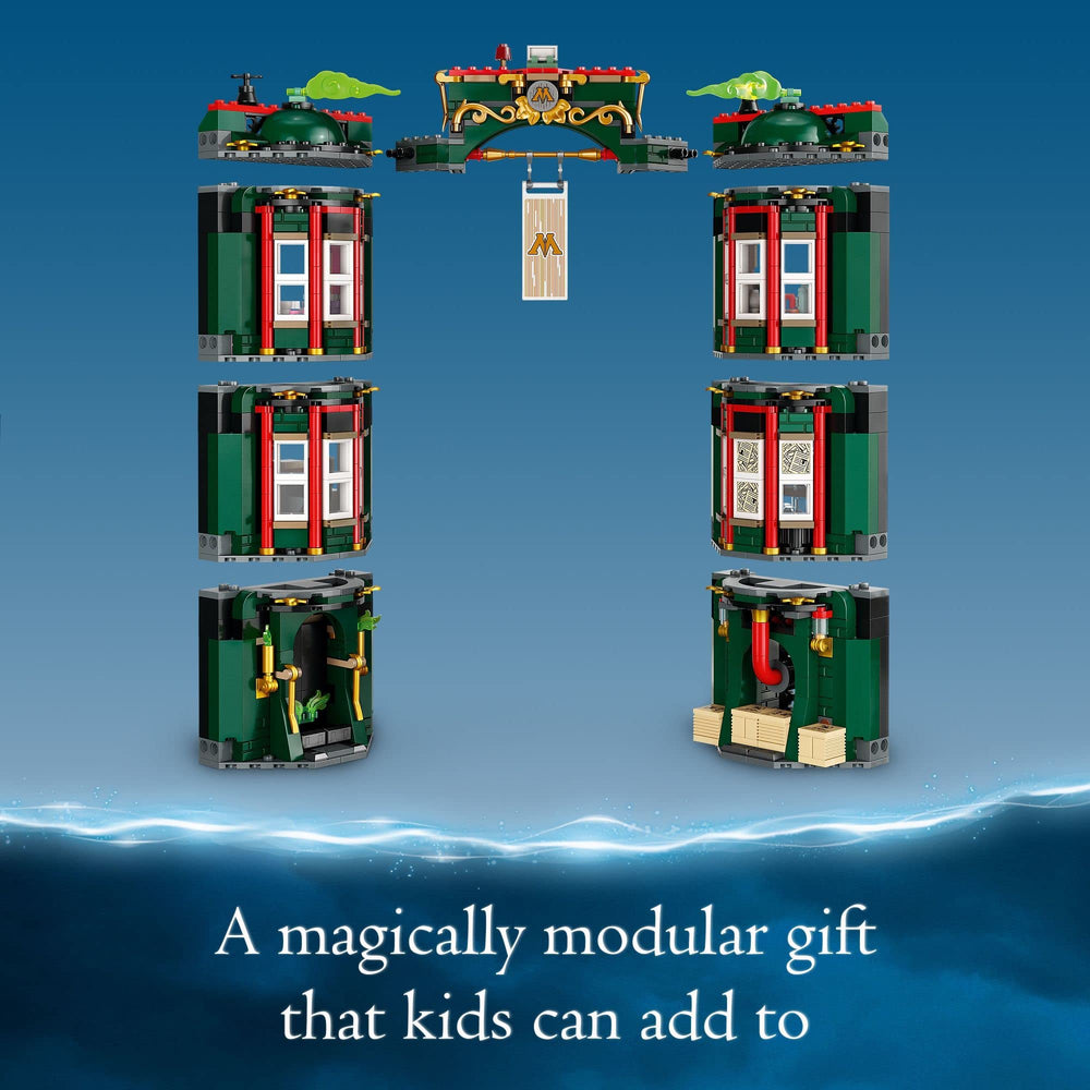 LEGO Harry Potter twelve minifigures, varied characters boost play value and collectability.