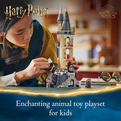 LEGO Harry Potter Owlery tower details for building and imaginative play.