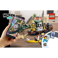 LEGO Hidden Side boat split feature close-up for dual-play excitement