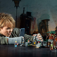 LEGO Hidden Side Graveyard Mystery 70420 twisting statue invites interactive storytelling