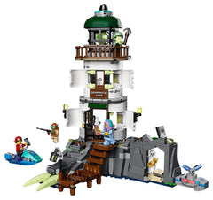 LEGO Hidden Side Lighthouse AR scan activates digital world for mystery solving.