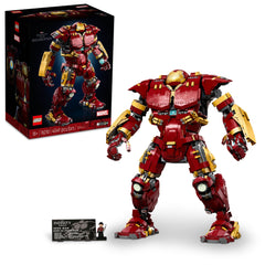 LEGO Hulkbuster 76210 front view highlights dramatic display presence.
